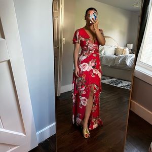 AFRM red floral dress